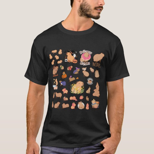 Camiseta Embalagem adesiva Capybara *Escolha Extra Large* (Frente)