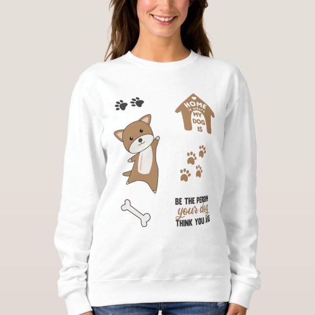 Camiseta Embalagem com adesivo de pinheiro marrom (Frente)