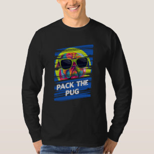 Camiseta Embalagem com Pug Animal Pun Humor Memory