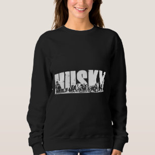Camiseta Embalagem De Cães Sled Siberian Husky Com Esquimó