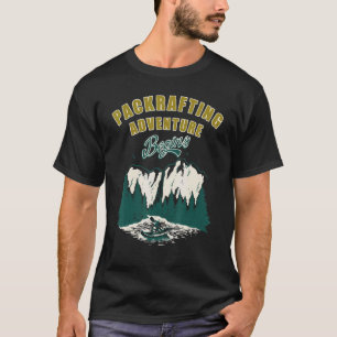 Camiseta Embalagem Embarcação Rafando Kayak Kayaking Paddle