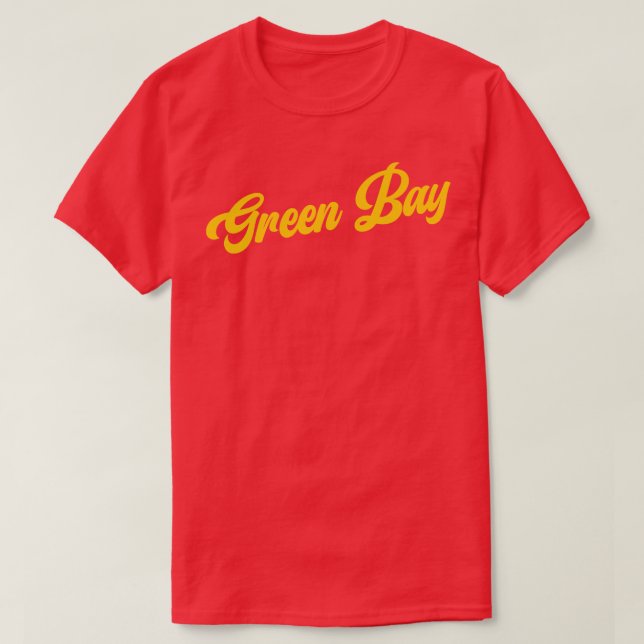 Camiseta Embalagens de compartimento verde retrô de compart (Frente do Design)