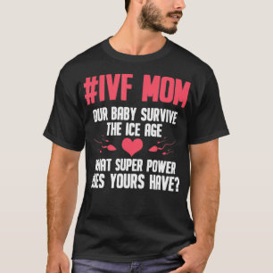Camiseta Embalagens do Dia de Transferência da Mãe do FIV