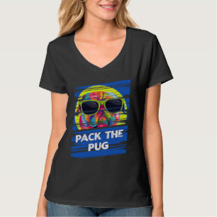 Camiseta Embale o Pug Humor de Trocadilho Animal Meme Anima