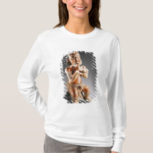 Camiseta Embarcação bipartido policroma da efígie, talve