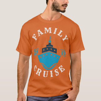 Camiseta Embarcação de Cruzeiro de Barcos Familiares Humor 