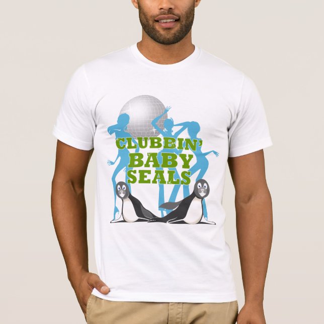 Camiseta Embarcação: Focas para Bebês (Frente)