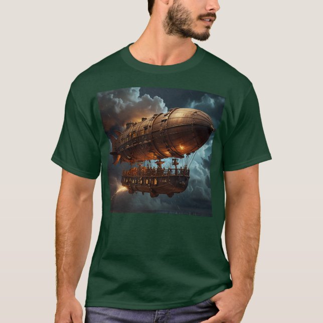 Camiseta Embarcação submersível de vapor (Frente)