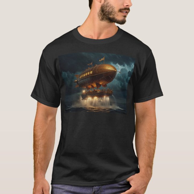 Camiseta Embarcação submersível de vapor (Frente)