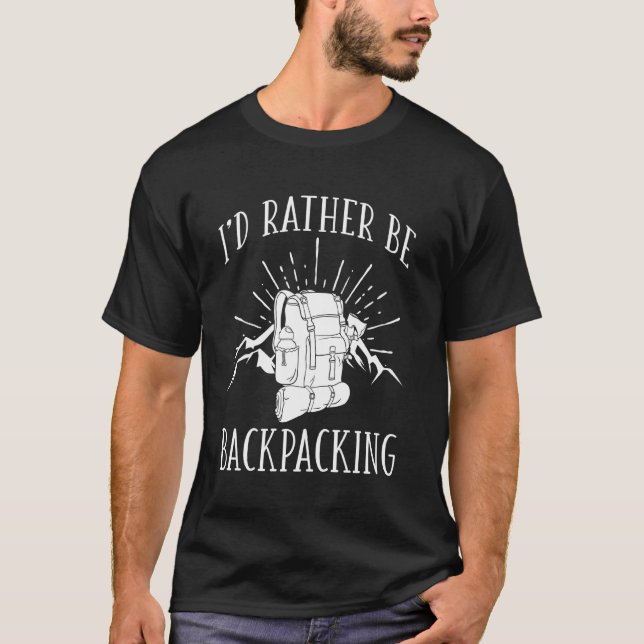 Camiseta Embarcação traseira de mochila (Frente)