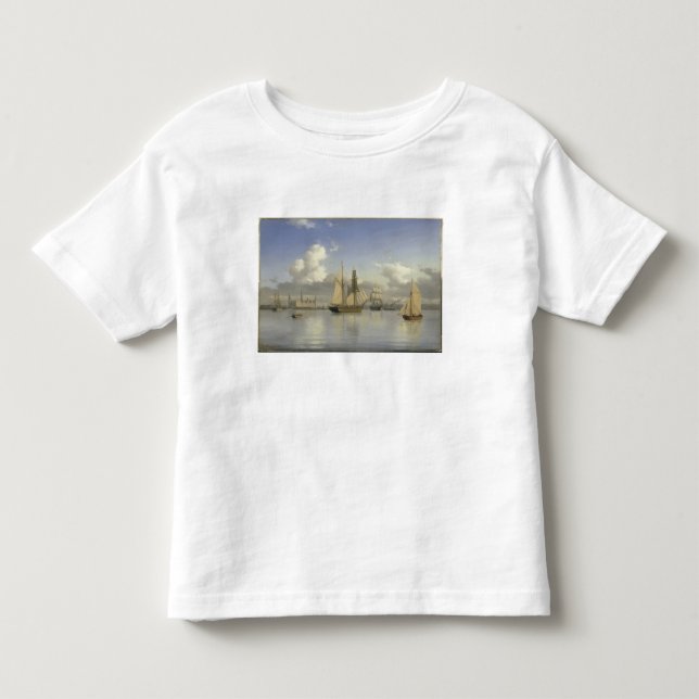 Camiseta Embarcações de navigação fora do castelo de (Frente)