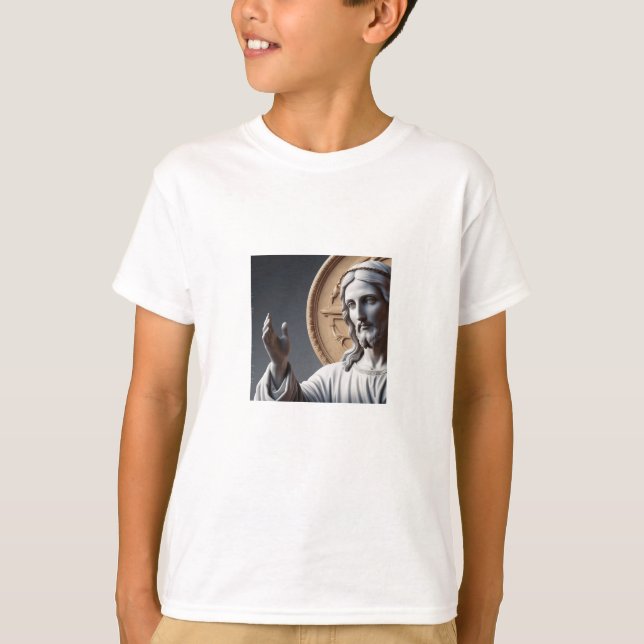 Camiseta 🌟 Embarque a Luz com Jesus 🙏 #Christian (Frente)