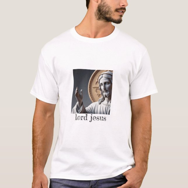 Camiseta 🌟 Embarque a Luz com Jesus 🙏 #Christian (Frente)