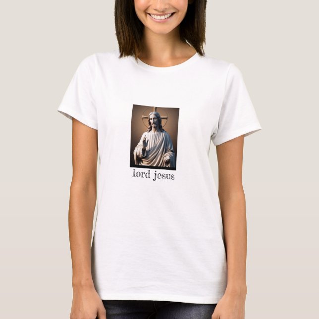 Camiseta 🌟 Embarque a Luz com Jesus 🙏 #Christian (Frente)