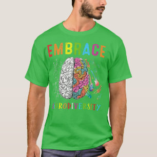 Camiseta Embarque a neurodiversidade cerebral Embarque ADHD