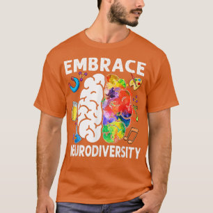 Camiseta Embarque a neurodiversidade cerebral Embarque ADHD