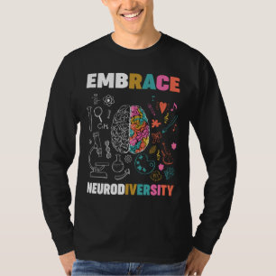 Camiseta Embarque a neurodiversidade cerebral Embarque Adhd