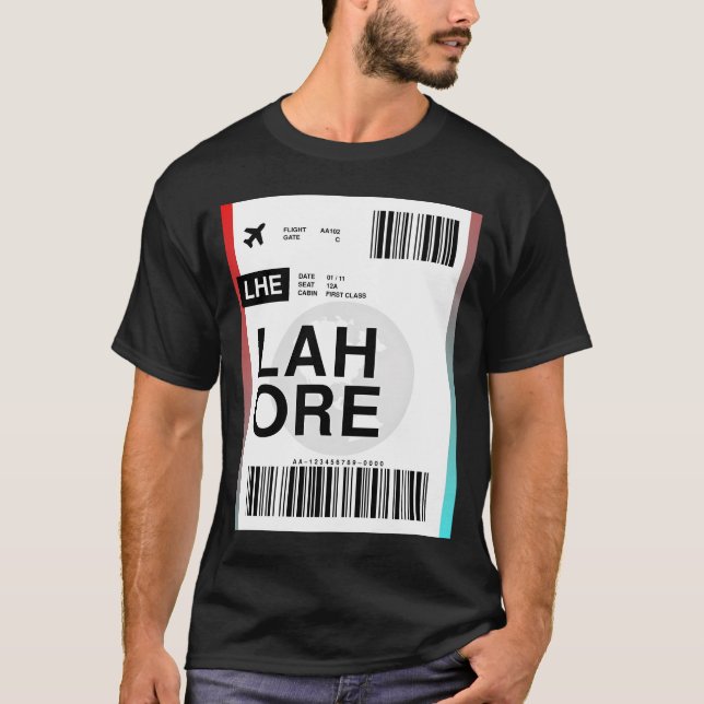 Camiseta Embarque de Lahore (Frente)