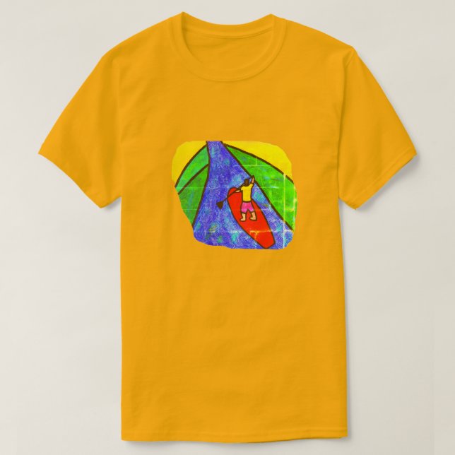 Camiseta Embarque de remate (Frente do Design)