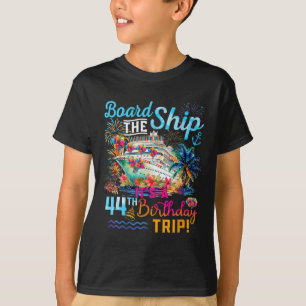 Camiseta Embarque No Navio É Uma Viagem De Aniversário De 4