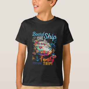 Camiseta Embarque No Navio É Uma Viagem Em Família 2025 Fér