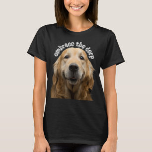 Camiseta Embarque o Derp Derpy Dog Derpy Ouro Retriever