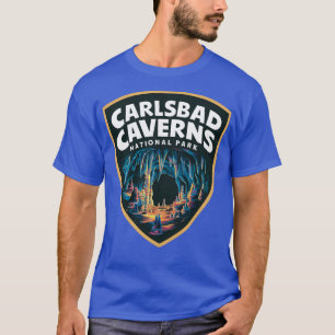 Camiseta Emblem da Caverna Nacional do Parque Län Caverns