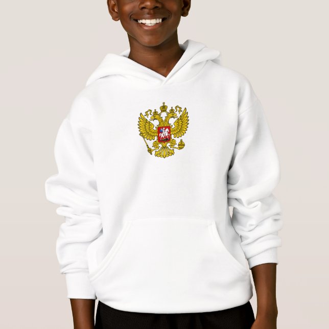 Camiseta Emblem de águia de dupla cabeça, imperial russo am (Frente)