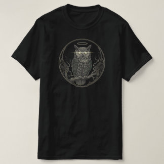 Camiseta Emblem de Coruja Vintage - Esticar Místico | APENA