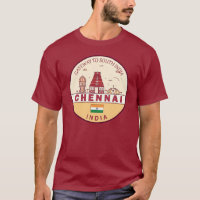 Emblem Skyline Cidade de Chennai Índia