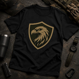 Camiseta Emblema Águia Tática Escudo