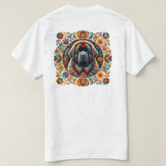 Camiseta emblema boho de terra nova