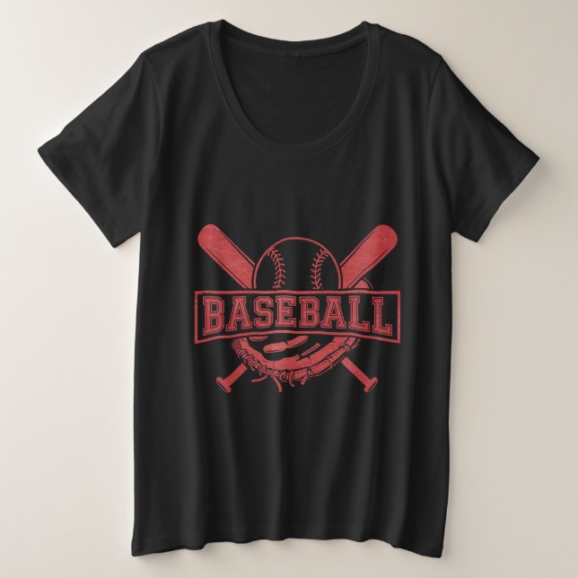 Camiseta Emblema clássico de baseball (Frente do Design)