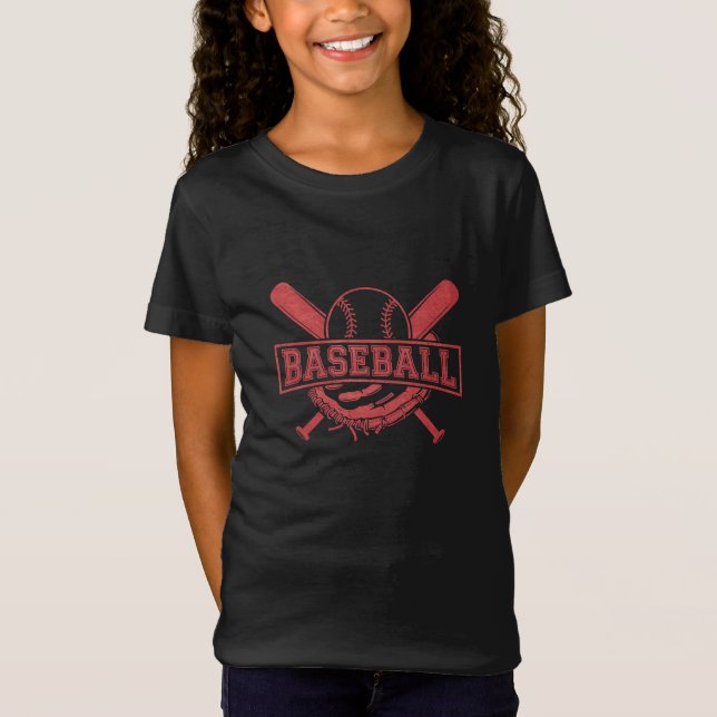 Camiseta Emblema clássico de baseball (Frente)