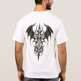 Camiseta Emblema Cruz Tribal