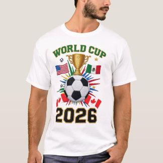 Camiseta Emblema da Copa do Mundo de Futebol 2026