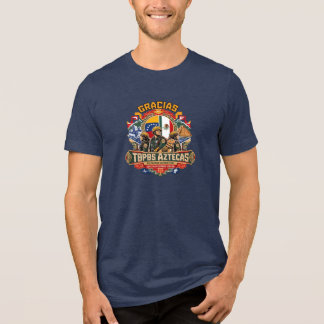 Camiseta Emblema da Equipe de Resgate Topos Aztecas México-