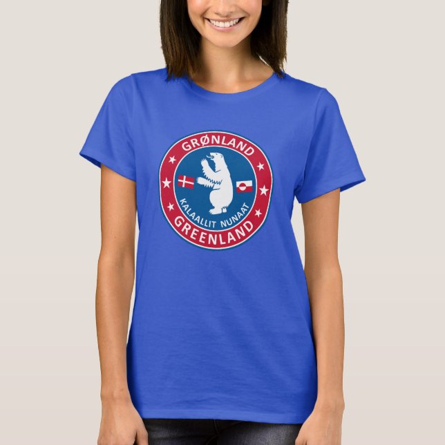 Camiseta Emblema da Gronelândia (Frente)