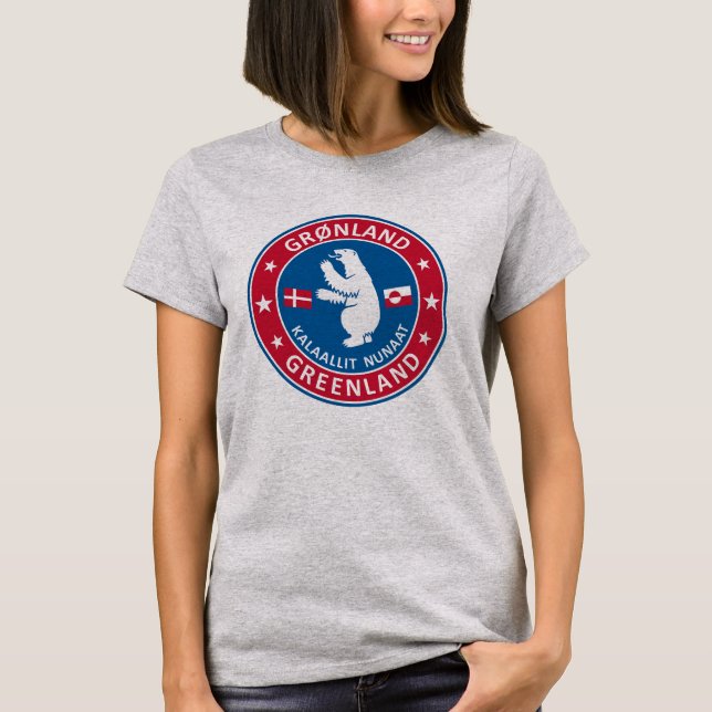 Camiseta Emblema da Gronelândia (Frente)