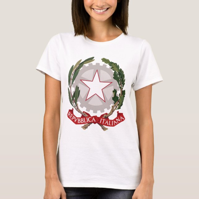 Camiseta emblema da itália (Frente)
