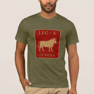 Camiseta Emblema da Legião Romana Legio X Gemina