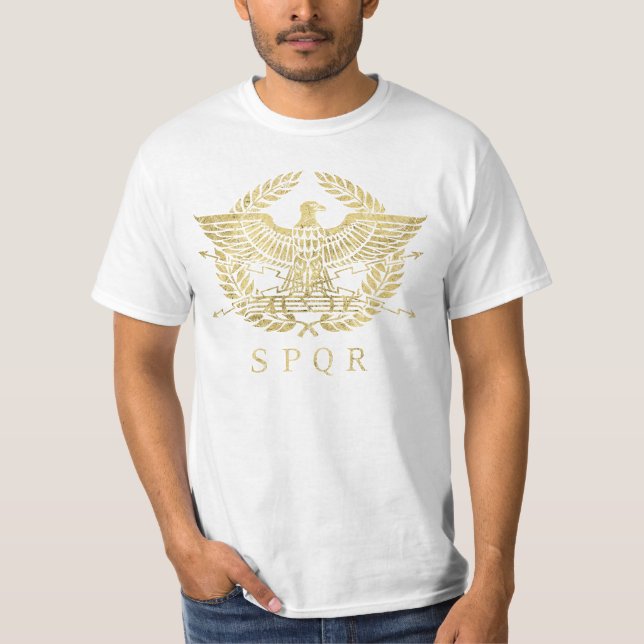 Camiseta Emblema de Águia do Império Romano (Frente)