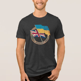 Camiseta Emblema de Amizade Ucrânia-Reino Unido