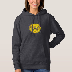 Camiseta Emblema de Atlanta, Georgia Hoodie