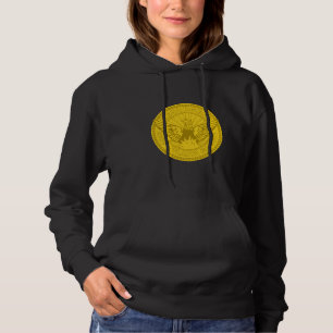 Camiseta Emblema de Atlanta, Georgia Hoodie