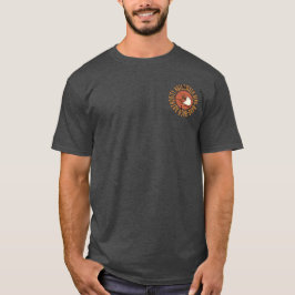 Camiseta emblema de autoridade DDD de Halloween