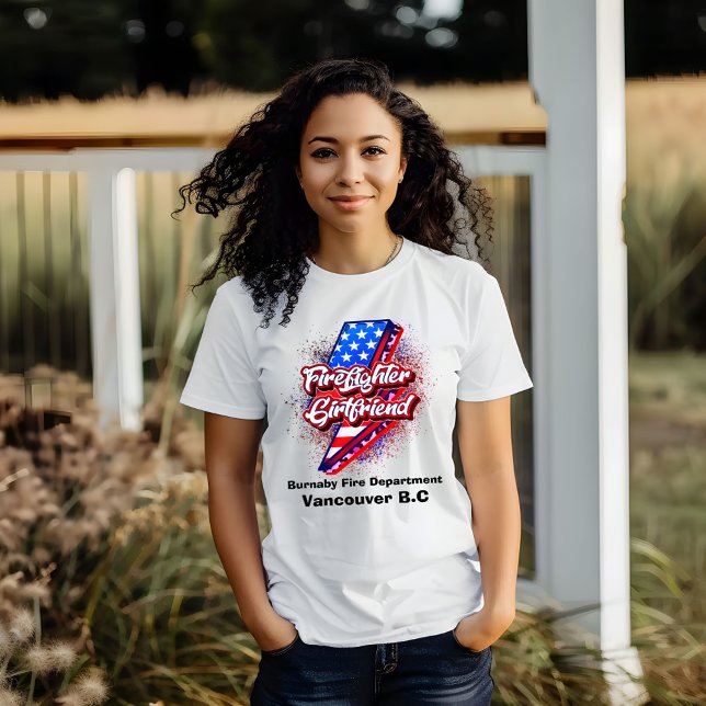 Camiseta Emblema de bombeiro heroico (Criador carregado)