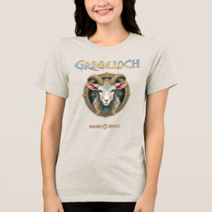 Camiseta Emblema de Cabra Grimmloch RPG de Fantasia