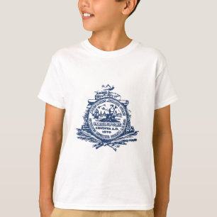 Camiseta Emblema de Charleston, Carolina do Sul