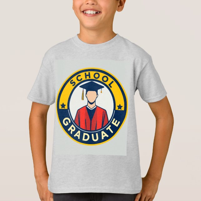 Camiseta Emblema de Conclusão de Curso (Frente)